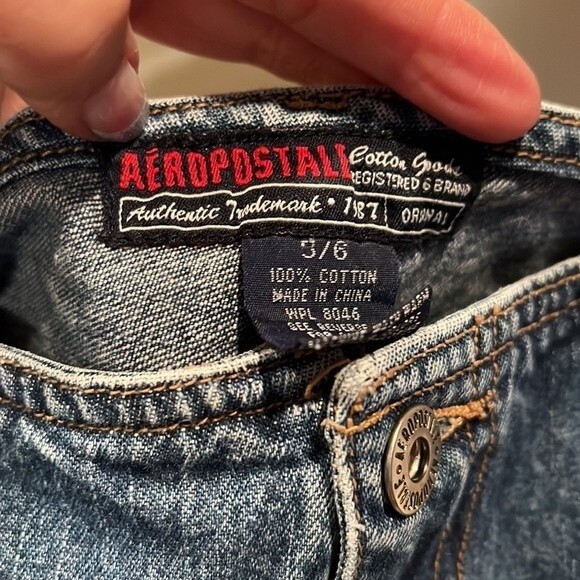 Aeropostale  mini denim skirt, size 5 / 6 - Picture 3 of 7